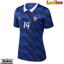 France Adrien Rabiot #14 Replica Home Shirt Ladies World Cup 2026 Short Sleeve